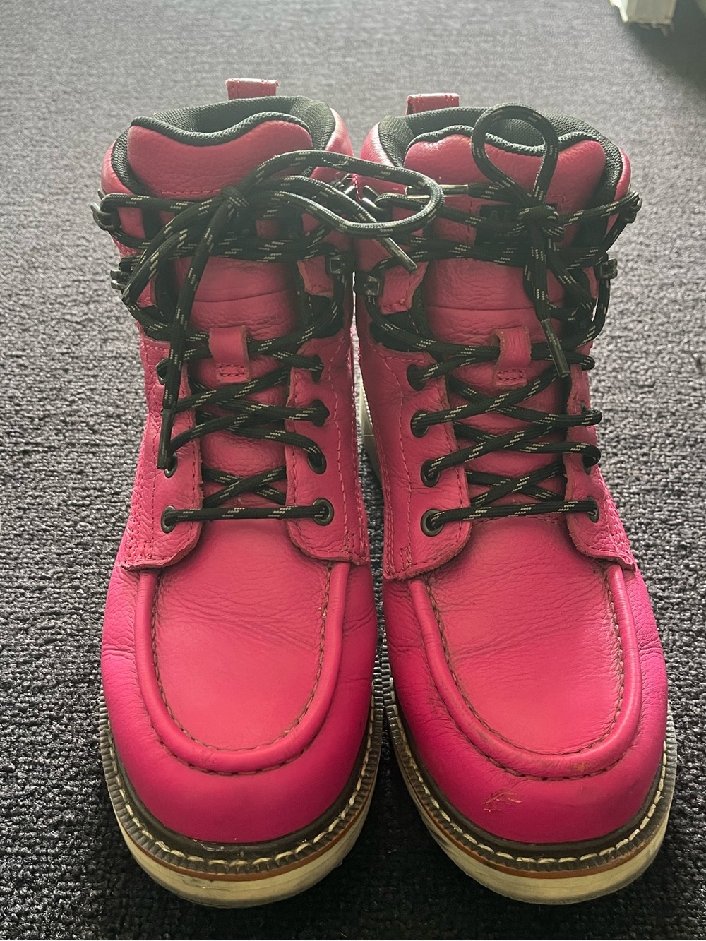 Ariat Hot Pink Work boots 9.5